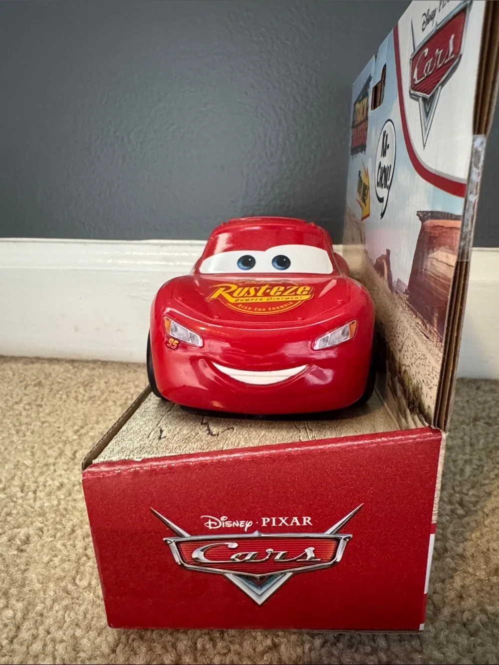 Lot of 2 2021 Disney Pixar Cars Track Talkers Lightning McQueen & Tow Mater